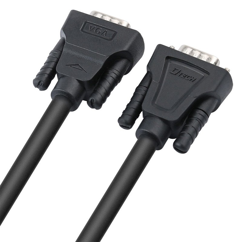 DTECH 8m VGA Computer Monitor Cable 1080p High Resolution Long
