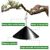 Fandature 19 Inch PP Squirrel Proof Baffle for Protecting Outside