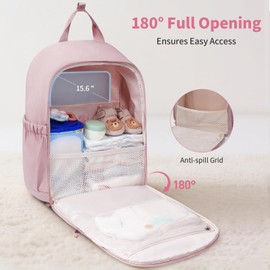 CEI-CEI Diaper Bag Backpack Large Baby Diaper Bag Water-resistant Travel Diaper Backpack for Boys Girls Newborn with Insulated Pockets, Changing Pad, Stroller Straps