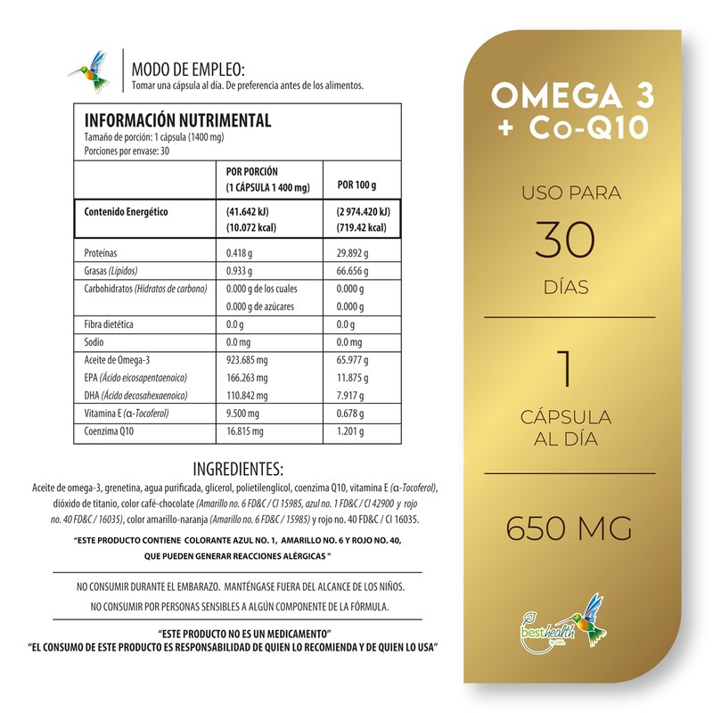 OMEGA 3 + CoQ10