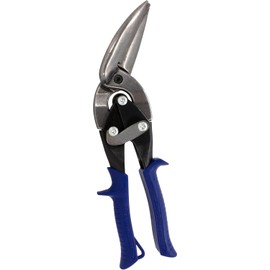 Aviation Snip Kit，Heavy-Duty Offset Tin Snips - Straight Cut Metal Shears with Forged Steel Blades & Ergo Comfort Grips | Professional Sheet Metal Cutters for HVAC, Ductwork, and DIY