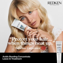 REDKEN Acidic Bonding Concentrate Leave-In Treatment, Bond Repair for Damaged Hair with Heat Protection, 50ml
