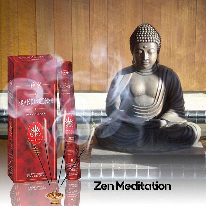 Hem Frankincense Incense Sticks(Pack of 2 Boxes) (240 Sticks)