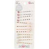 Scunci Real Style Bobby Pins, Assorted Metal Tones, 12 Count