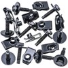 Rexka 10 Sets M6-1.0 Extruded U Nuts & Hex Head