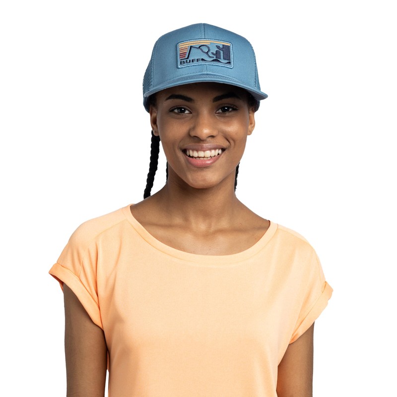 Buff Unisex Explore Trucker Cap, blue, L
