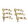 6Pcs Full Closed Guitar Tuning Key Accurate Fast Operation Stable