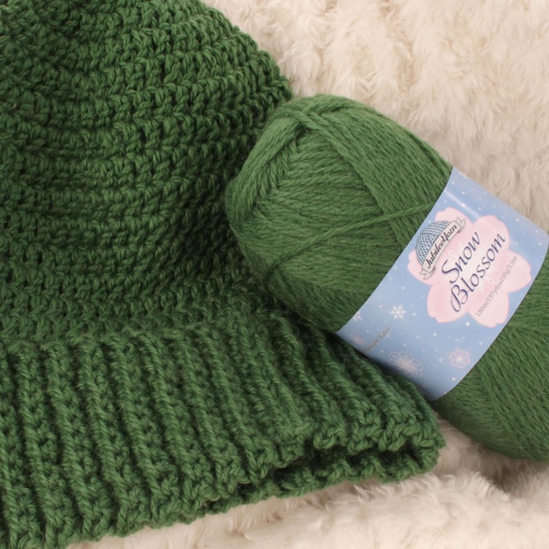 JubileeYarn Snow Blossom Yarn - DK Superwash Wool - Tide