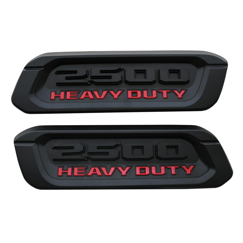 2pack New 2500 Heavy Duty Emblems Left Right Side 3D