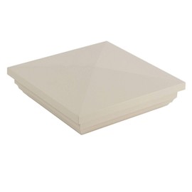 Little Outdoor Creations 4" x 4" Square New England Post Cap/Tan (Almond) (2 Pack)