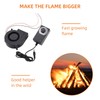 Air Blower Portable Time Saving Multi Purpose Hand Crank BBQ