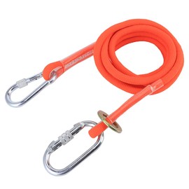 Alomejor Buckle Aerial Work Safety Belt Rope Lanyard Adjustable Tree Climbing Belt Restraint Lanyards for Hunting, Hanging Stand