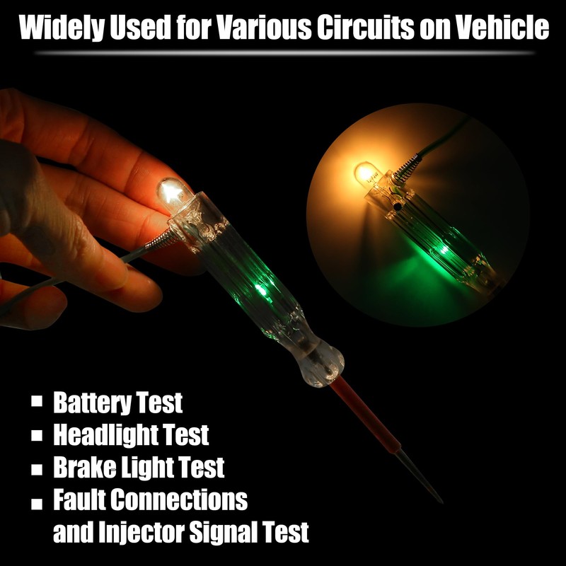 X AUTOHAUX Automotive Circuit Tester Car Electric Voltage Tester Light