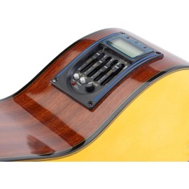 Power Acoustik 39inch Guitar Beginner Handmade All Wood Digital Acoustic Full Size Electric Kit