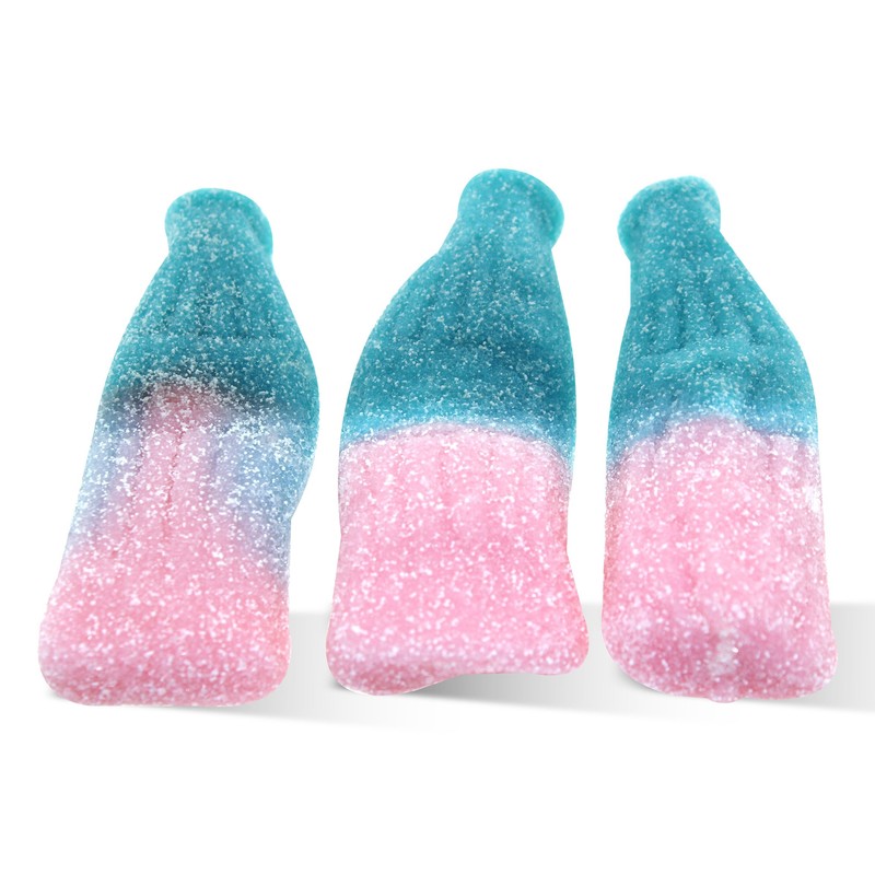 Gustaf, Sour Bubble Gum Giant Gummi Bottles (2.200 Lbs)