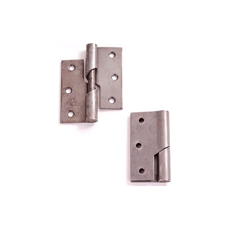Metal Steel 75mm/3-Inch Rising Butt Door Hinges Left Handed, Modern
