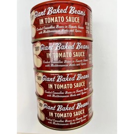 Trader Joes 4 Packs Trader Joe’s Giant Baked Beans In Tomato Sauce 9.6 Ounce FREE SHIPPING