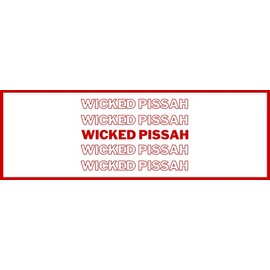 Vegamax Wicked Pissah Waterproof Vinyl Bumper Sticker for Cars Trucks Laptop