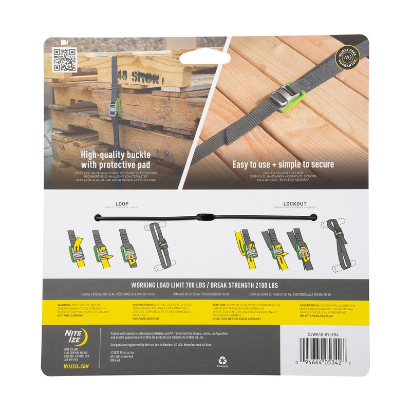 Nite Ize CamJam Tie Down Strap - Tie Down Ratchet