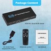 HDMI Multiviewer Switch 4x1, Quad Seamless Switcher 4 in 1