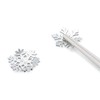 [Nousaku Japanese Paper Wrapping] Chopsticks Rest, Tin Crystal, Pack of