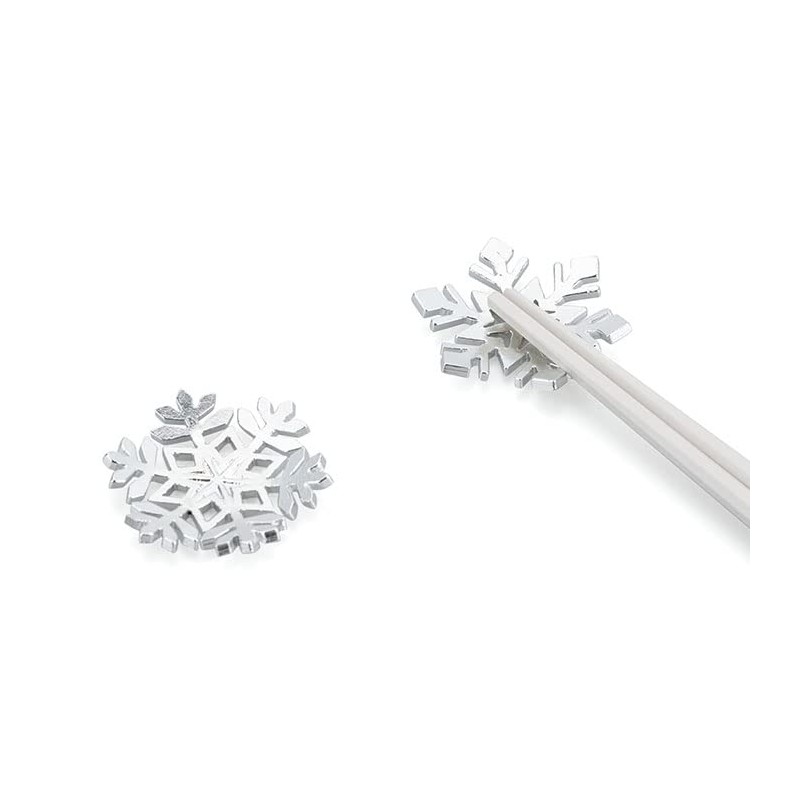 [Nousaku Japanese Paper Wrapping] Chopsticks Rest, Tin Crystal, Pack of