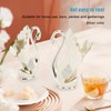 Fruit Scoop Stand Set, Swan Base Holder European Style Metal