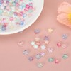 PATIKIL 8mm Crystal Star Beads, 50 Pcs Glass Spacers Bead