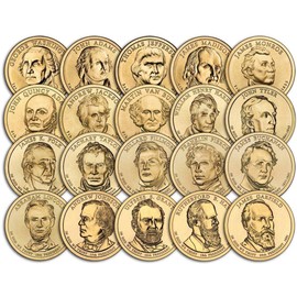 2007 THRU 2011 PRESIDENTIAL DOLLAR COINS @ 2.98 EACH COIN