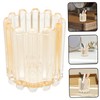 WOONEKY Thickened Glass Beauty Brush Storage Bucket Makeup Brush Holder