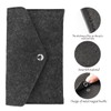 SGERUFZ 2 Pcs Leather Money Envelopes, Banknote Storage, Reusable Wallet,