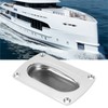 Flush Pull Handle Marine Grade Stainless Steel Mirror Polishing Recessed