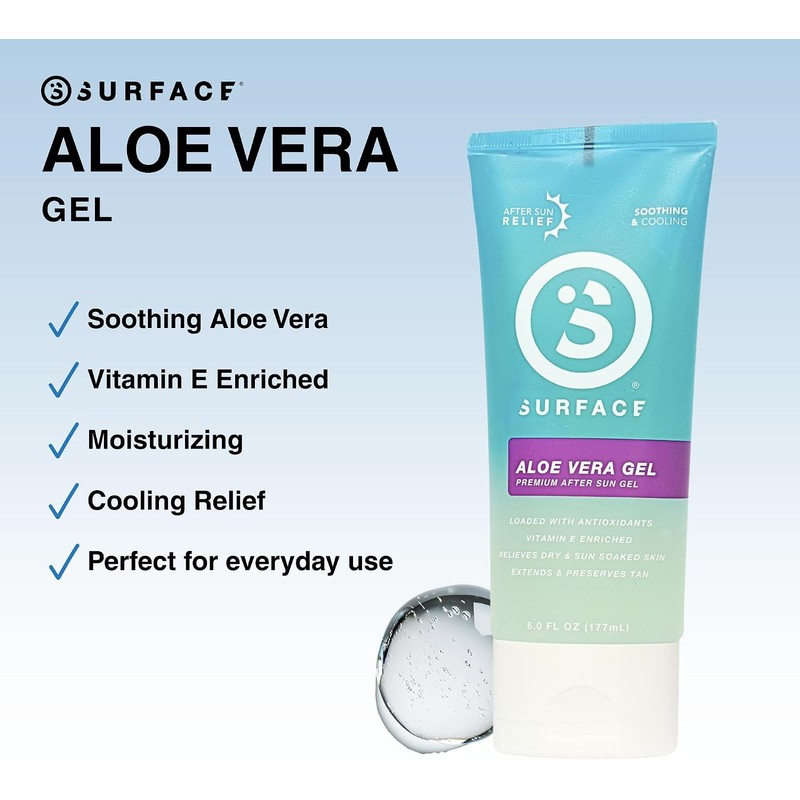 Surface After Sun Aloe Vera Gel with Vitamin E -