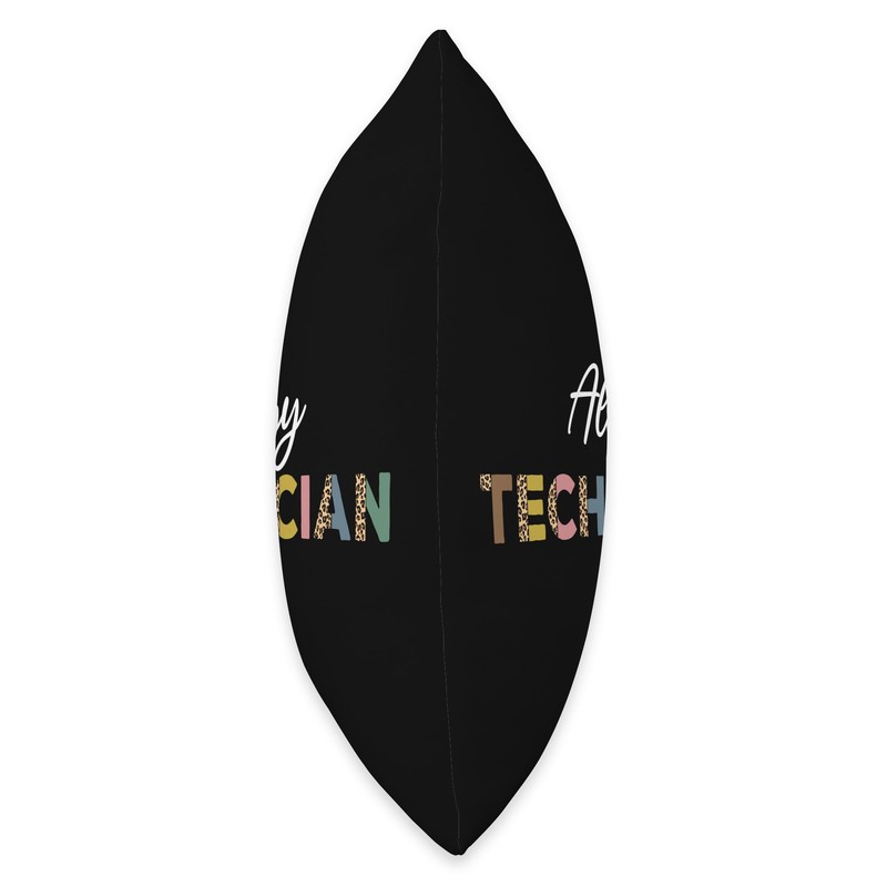 Allergy Technician Leopard Pattern Allergy Testing Expert Throw Pillow