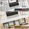 Height Adjustable Standing Desk with 2 Drawers, Small Sit Stand