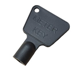 Gas Meter Box Key [1 Pack] - Triangle Key - Electric Box Key - Utility Box Key - Black Plastic Key (1 Pack)