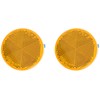 Daito Press AE-31S Reflector, E Mark, Yellow, Round, 2 Colors,