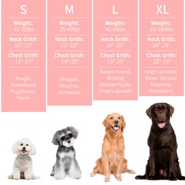 KittyStar Breathable Dog Shirt for Thunderstorm, Dog Anxiety Vest Jacket Warp,Puppy Calming Coat Anxiety Relief