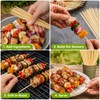 Acrux7 1200PCS 12 Inch Bamboo Skewer Sticks for Grilling 4mm