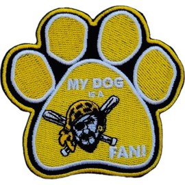 Pittsburgh Pirate Patch Embroidery (Yellow) for American Football Fan Favorite Team Iron On Sew On Embroidered Patch