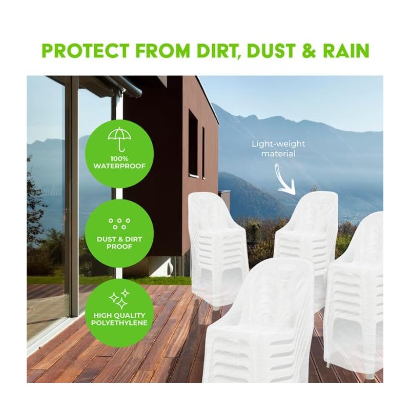 LEDON Cover Seat Garden Chairs 60cm x 60cm x 110cm