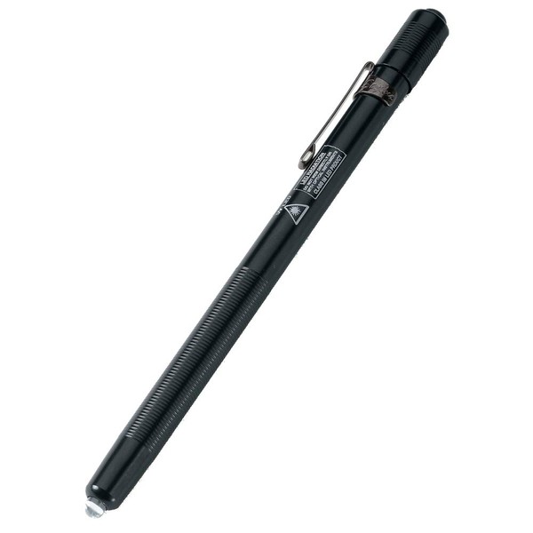 Streamlight 65018 Stylus 11-Lumen White LED Pen Light with 3 AAAA Alkaline Batteries, Black, Clamshell Packaging
