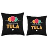 Happy Birthday saying Tula Throw Pillow