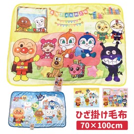 BANDAI TO-2215100/TO-2215118 Throw Half Blanket, Snow Play Pattern, Yellow, Approx. 27.6 x 39.4 inches (70 x 100 cm)