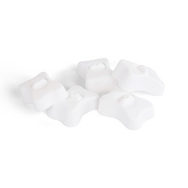 Outward Hound Nina Ottosson Bone Replacement Parts for Dog Puzzles, Dog Brick, Dog Tornado, Dog Smart, Puppy Tornado, Puppy Smart, 5 pack, White