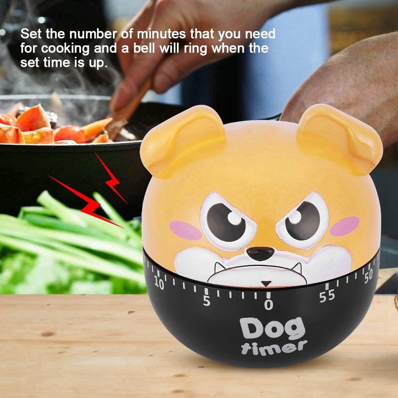 Cartoon Animal Timer Cooking Mechanical Cooking Timer Manual Animal Shape