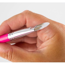 PEACHES AND CREAM PC36 LARGE FLAT CONCEALER BRUSH, PEACHES & CREAM