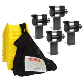 Mytee Products Stake Pocket Winch with 4" Corner Protector 20 Pack w/Carrying Bag