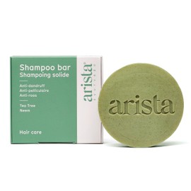 Arista Anti Dandruff Shampoo for Men and Women | Solid Shampoo | Sulphate-Free Shampoo | Neemblat Powder & Tea Tree Oil Shampoo | Hair Shampoo Women | Vegan Shampoo | Hair Soap