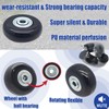 50mm Set of 4 Luggage Suitcase Replacement Wheels for Trolley